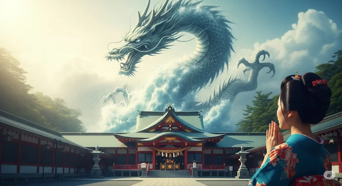 龍の都と呼ばれる志賀海神社と龍神様
