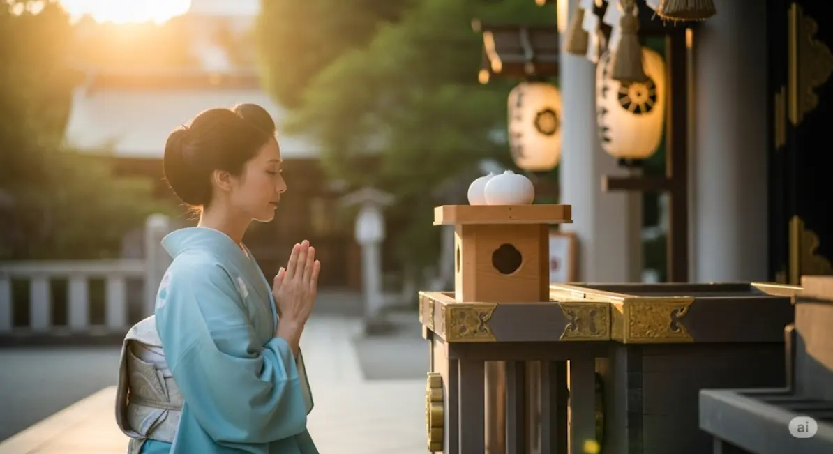 東京大神宮で良縁を願う