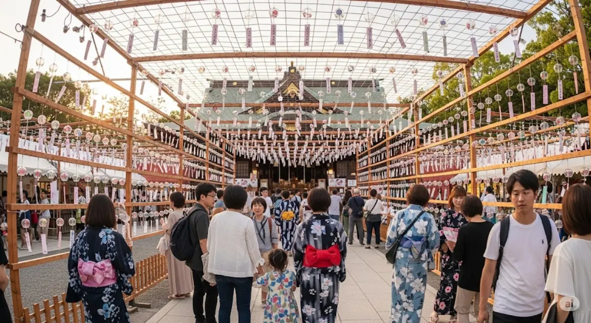 川越氷川神社で夏に出会う縁結び