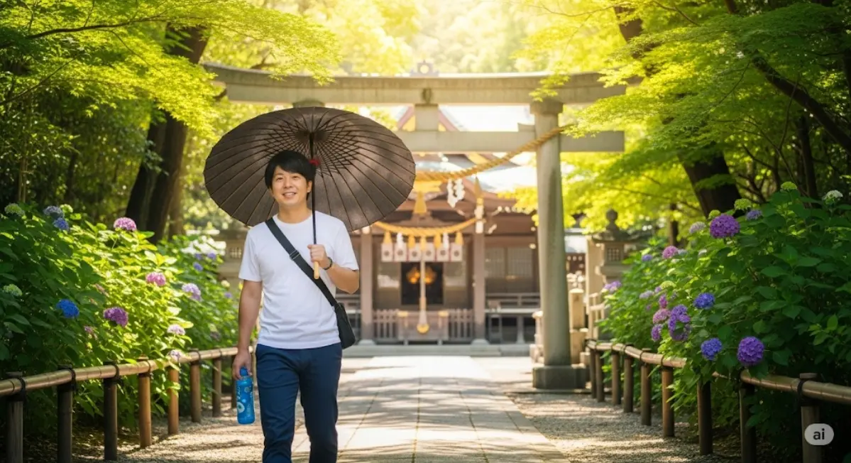夏の参拝で準備すべき持ち物は?