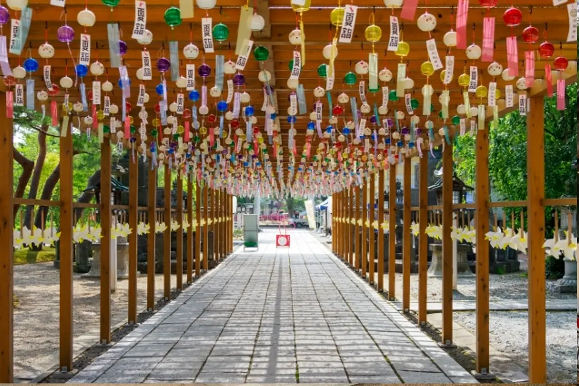 竹駒神社は怖い？涼やかな音が響く境内の風鈴