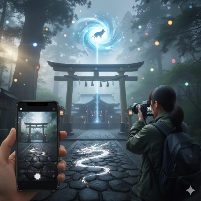 三峯神社で撮れる不思議な写真のサインとご神気の秘密