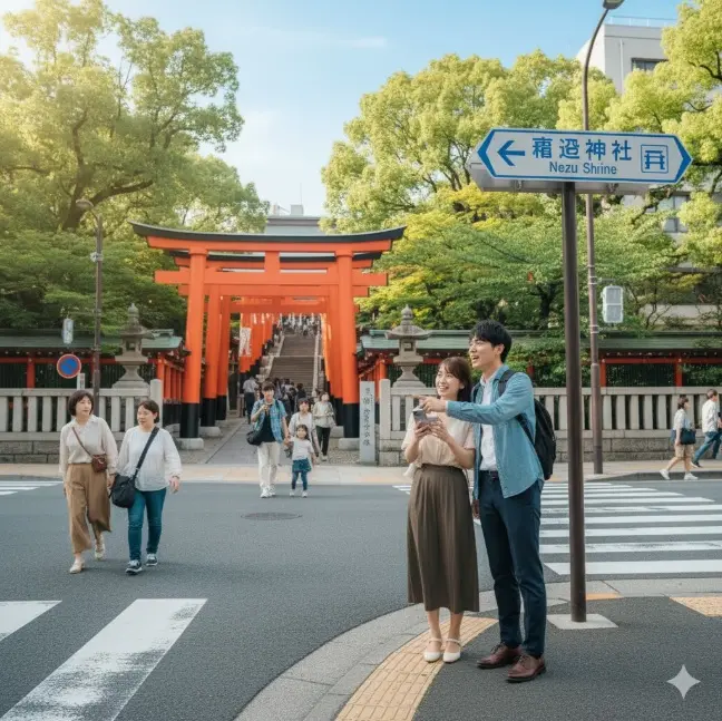 根津神社は怖い?迷わない根津神社へのアクセス