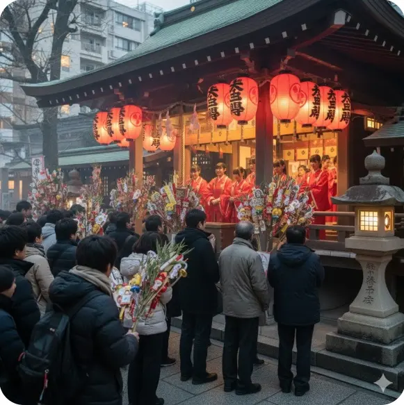 商売繁盛の北向蛭子社