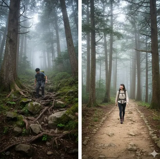 御岩神社は危険?登山の難易度とルート比較