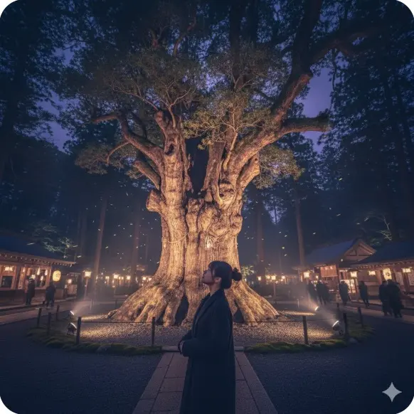 来宮神社で願いが叶った!夜のライトアップ参拝もおすすめ