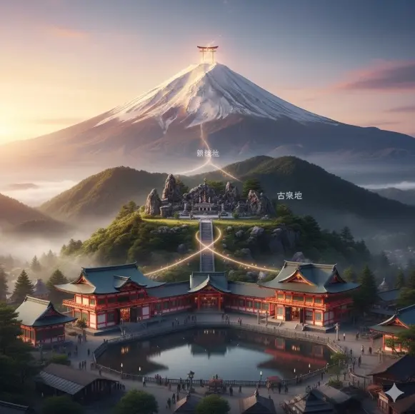 浅間神社、奥宮、古来地の関係性とは?