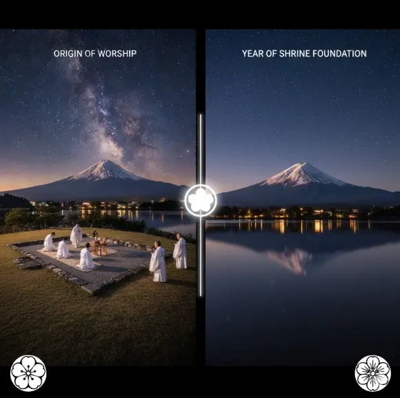 冨士御室浅間神社と最古の奥宮