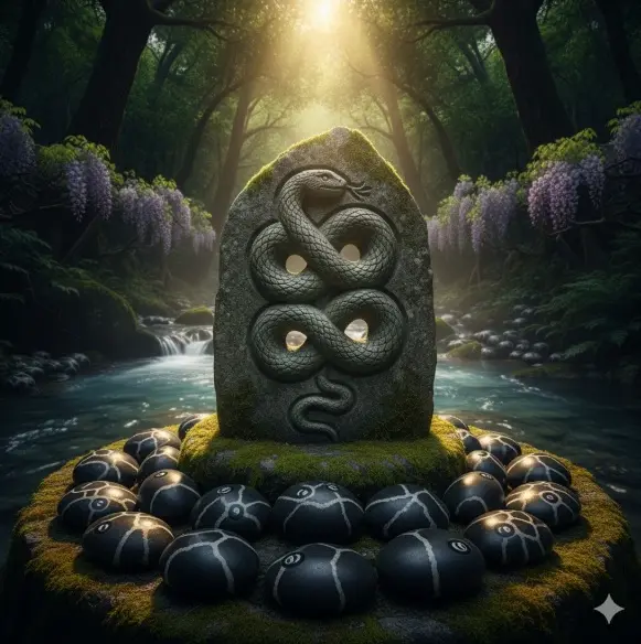 蛇のご神体と無限の力