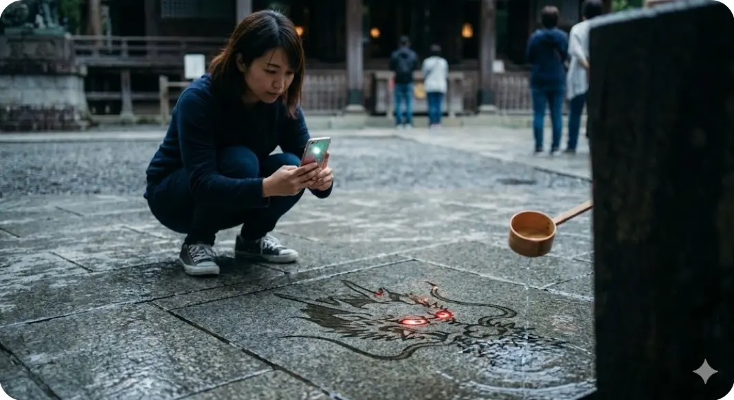三峯神社で人生が変わる?龍が浮かぶ不思議な写真を待ち受けに