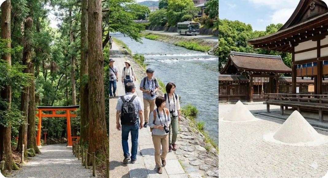 下鴨神社と上賀茂神社の違いは？距離や移動ルートを徹底解説