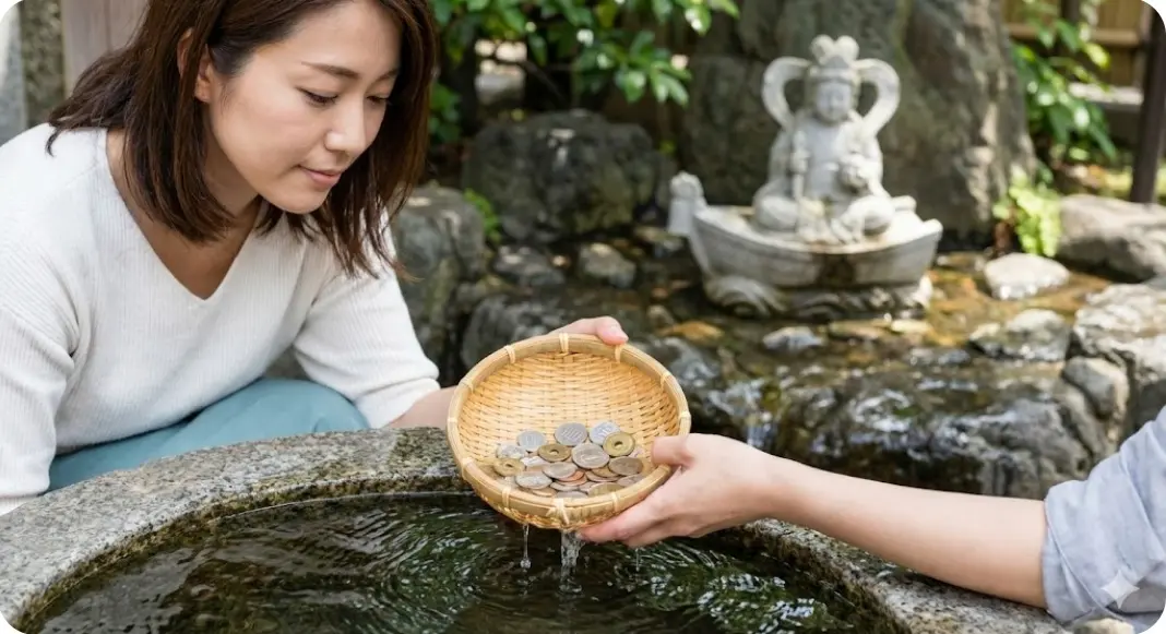 金運アップする銭洗いのやり方は？