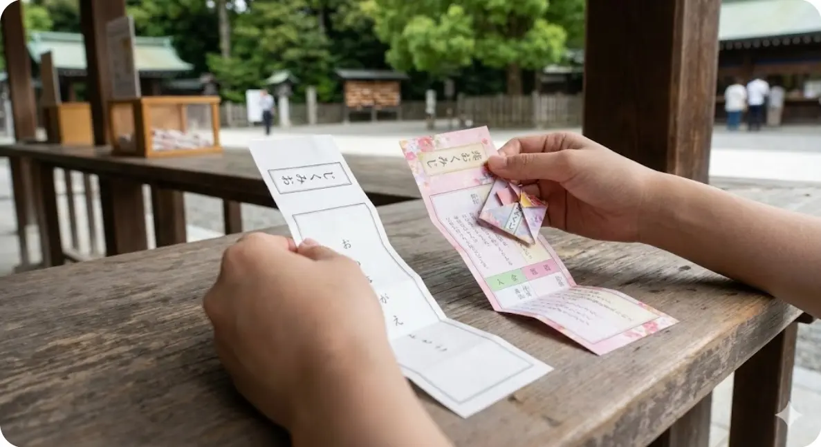 東京大神宮の普通のおみくじと恋みくじの大吉の違いは?