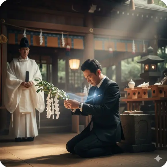 玉串拝礼で実現する深い祈念の集中