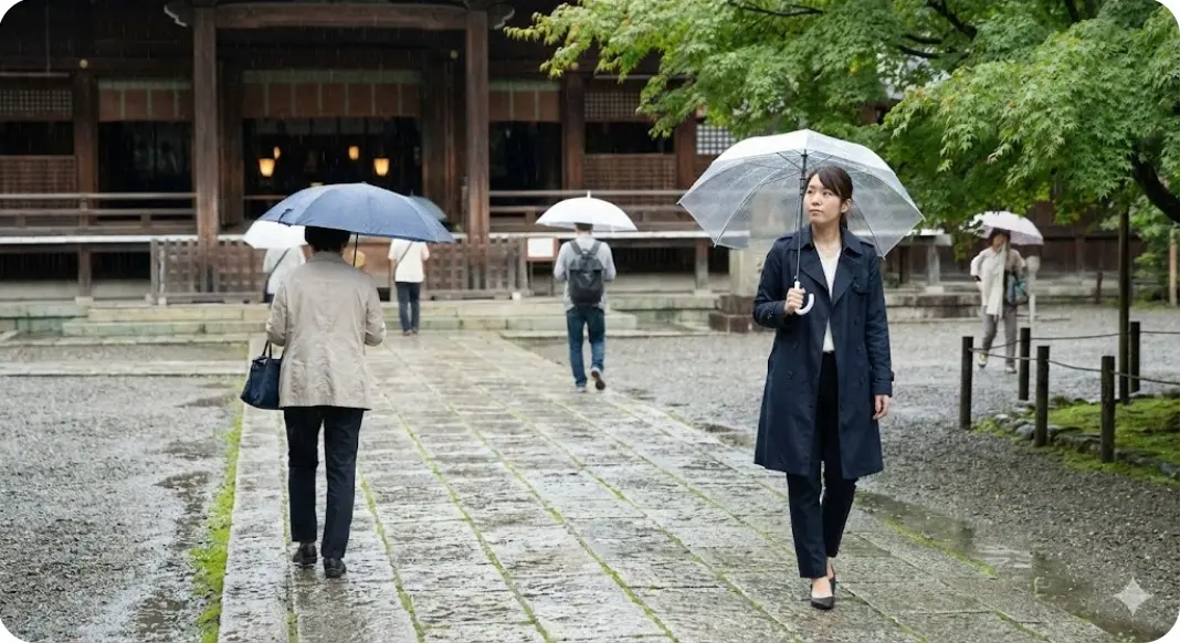 参拝時の服装や雨の日のマナーは?