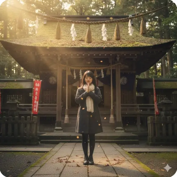 神社で風が吹くスピリチュアルな意味とサインとは?