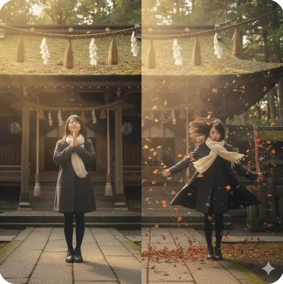 参拝時のそよ風や突風が伝えるメッセージとは?