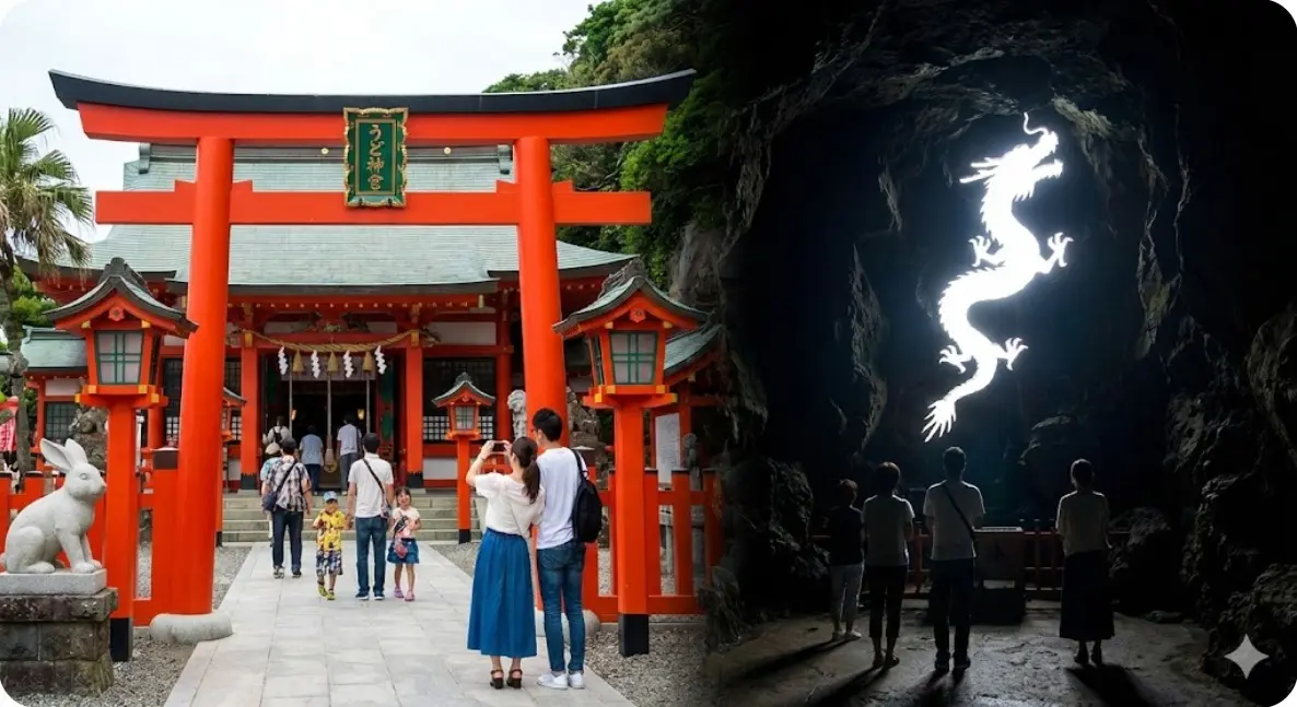 鵜戸神宮と鵜戸神社の違いは？神話や見どころで比較