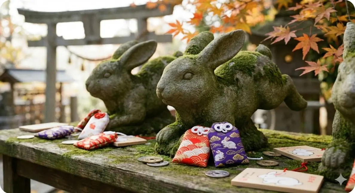 大國魂神社は怖い？縁起うさぎと人気のお守り